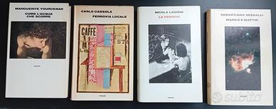 4 volumi narrativa Einaudi supercoralli
