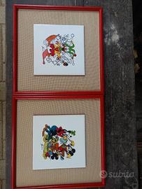 piastrelle decorate Disney con cornice 