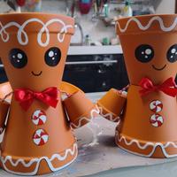 Portavasi gingerbread handmade