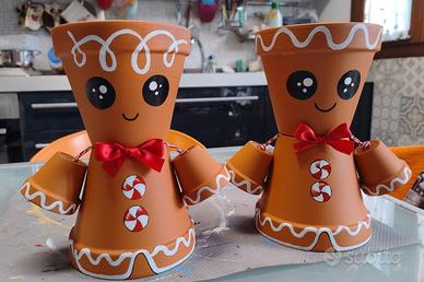 Portavasi gingerbread handmade