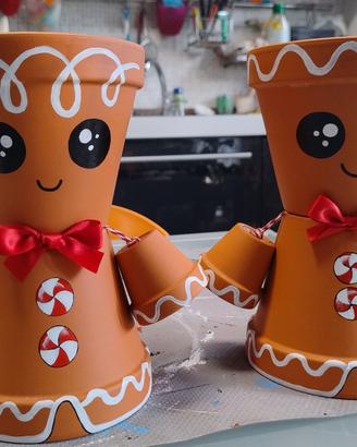 Portavasi gingerbread handmade