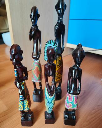 Set di Oggetti D'arredamento in Legno