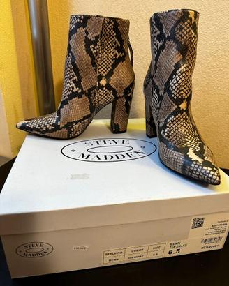 Stivaletti Steve Madden Renn Tan Snake 37 donna