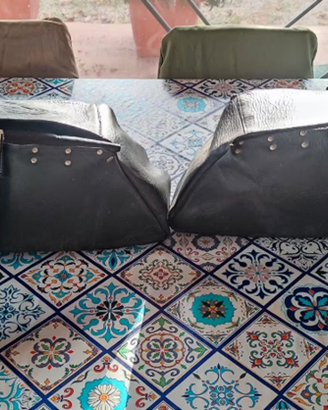 Borse moto custom in pelle