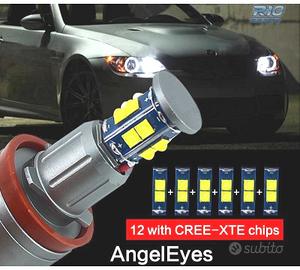 KIT LAMPADE OCCHI ANGEL LED 120W BMW E90 E92 X5 E7
