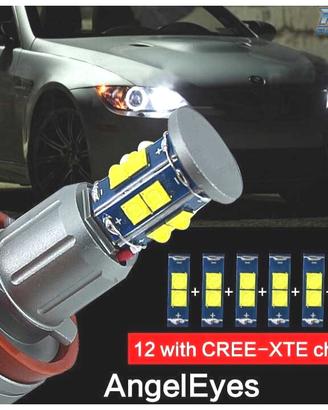 KIT LAMPADE OCCHI ANGEL LED 120W BMW E90 E92 X5 E7