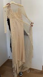 Abito da sposa color champagne