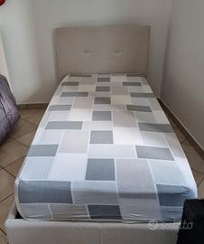 letto Singolo Contenitore con materasso 