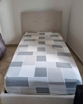 letto Singolo Contenitore con materasso 