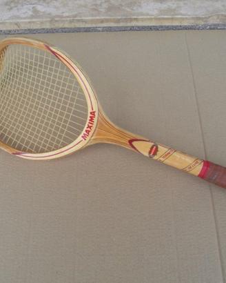 Racchetta  tennis  Maxima in legno originale