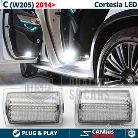 2 Luci di Cortesia LED Per MERCEDES Classe C W205