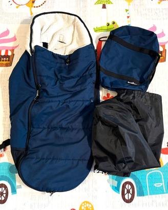 Sacco invernale  Passeggino BabyZen Yoyo Blu
