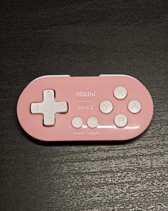 Controller Bluetooth 8BitDo Zero 2 Rosa Switch
