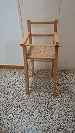 seggiolone in legno