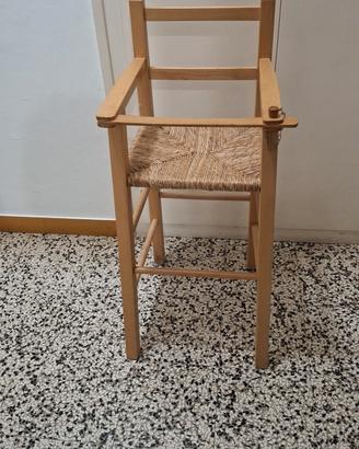 seggiolone in legno