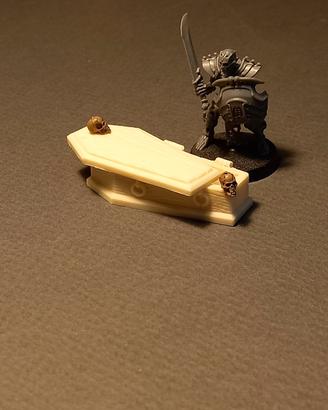 Terrain wargame Graveyard Gravestones with skull 