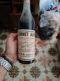 Bottiglia Vintage Fernet ALPE Bollengo (Ivrea) Ann