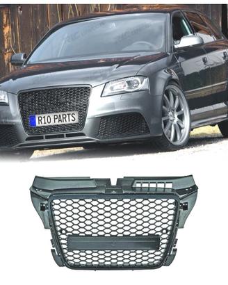 GRIGLIA AUDI A3 8P 8PA LOOK RS3 NERO 08-12