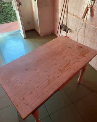Tavolo Rettangolare Stile Rustico/Country