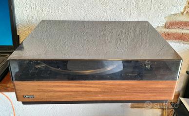 Giradischi Lenco L78 made in Swiss con coperchio 