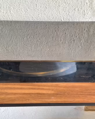 Giradischi Lenco L78 made in Swiss con coperchio 