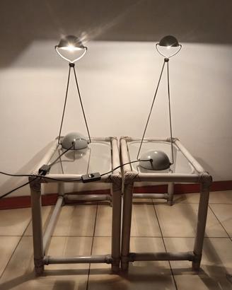 comodini più lampade