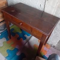 scrittoio in castagno antico