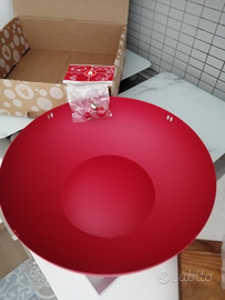 Coppa centrotavola Alessi rosso Nuovo