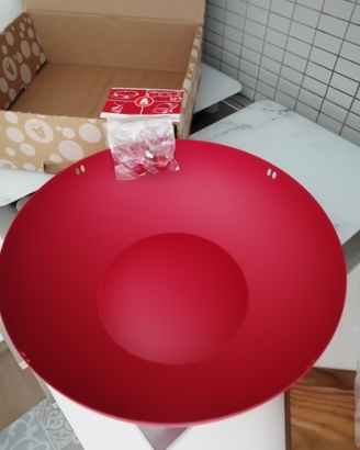 Coppa centrotavola Alessi rosso Nuovo