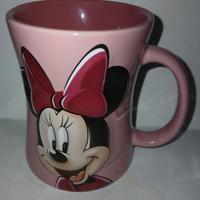 Minnie DISNEYLAND PARIS Tazza Rosa Goffrata