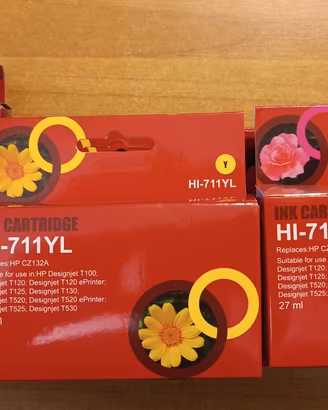 Cartucce nuove 711 per plotter HP - compatibili