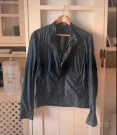 Giubbino antivento blu