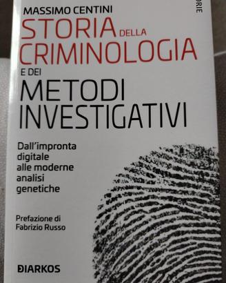 storia della criminologia e dei metodi(libro) 