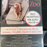 Telo coprisedile auto per cani 140x140 cm.