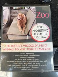 Telo coprisedile auto per cani 140x140 cm.