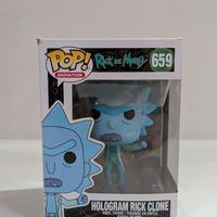 Funko Pop! Rick e Morty Hologram Rick Clone #659