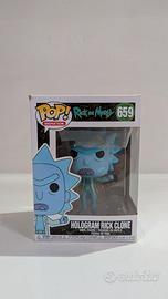 Funko Pop! Rick e Morty Hologram Rick Clone #659