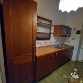 cucina in legno Ernesto Meda con elettrodomestici