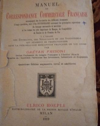Libro antico del 1919