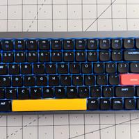 TASTIERA NuPhy Air75 V1 + Keycaps bianchi