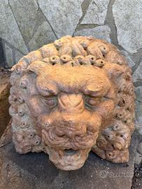 Fontana Mascherone in Marmo Rosso Veronese