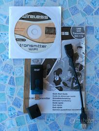 Adattatore USB Chiavetta WiFi Hercules 802.11 G