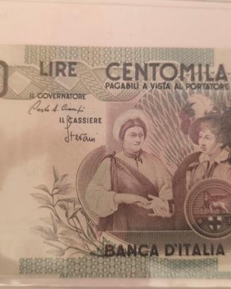100mila lire non circolate