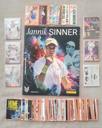 Jannik Sinner Panini 2025 Album Vuoto + Set + Card