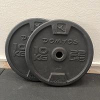 Coppia disco 10kg in ghisa palestra 28mm CORENGHT