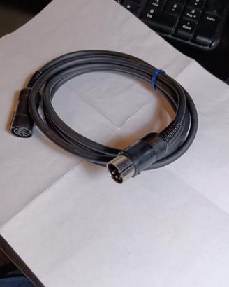 Cavo HiFi DIN 5 poli 1,5m schermato