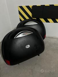 Coppia valigie laterali Kappa