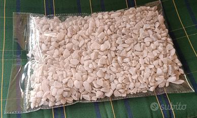 Granulato sassolini marmo bianco Carrara 
