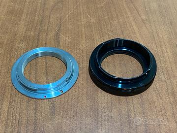 Coppia di anelli T2 per Canon