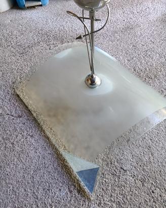 lampadario curvo Murano 